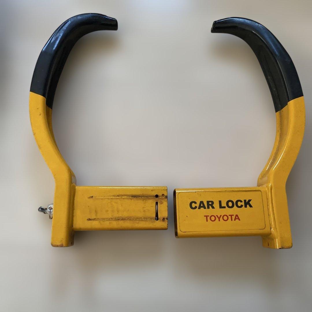 TOYOTA CAR LOCK イエロー