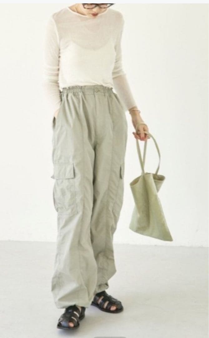 新品タグ付き　todayful Drawstring Cargo Pants