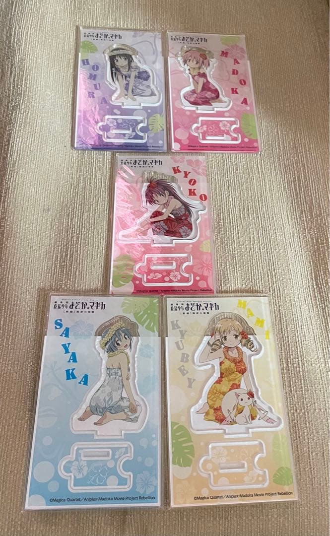 魔法少女まどか マギカ アクリルスタンド 5点セット