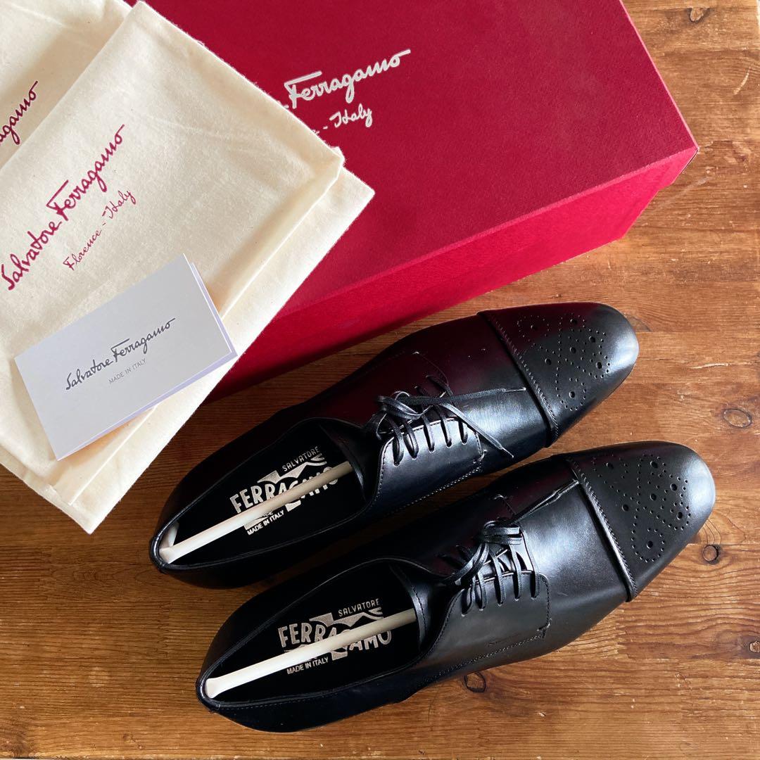 フェラガモ ☆メンズ 革靴 カーフレザー☆イタリア輸入商品
