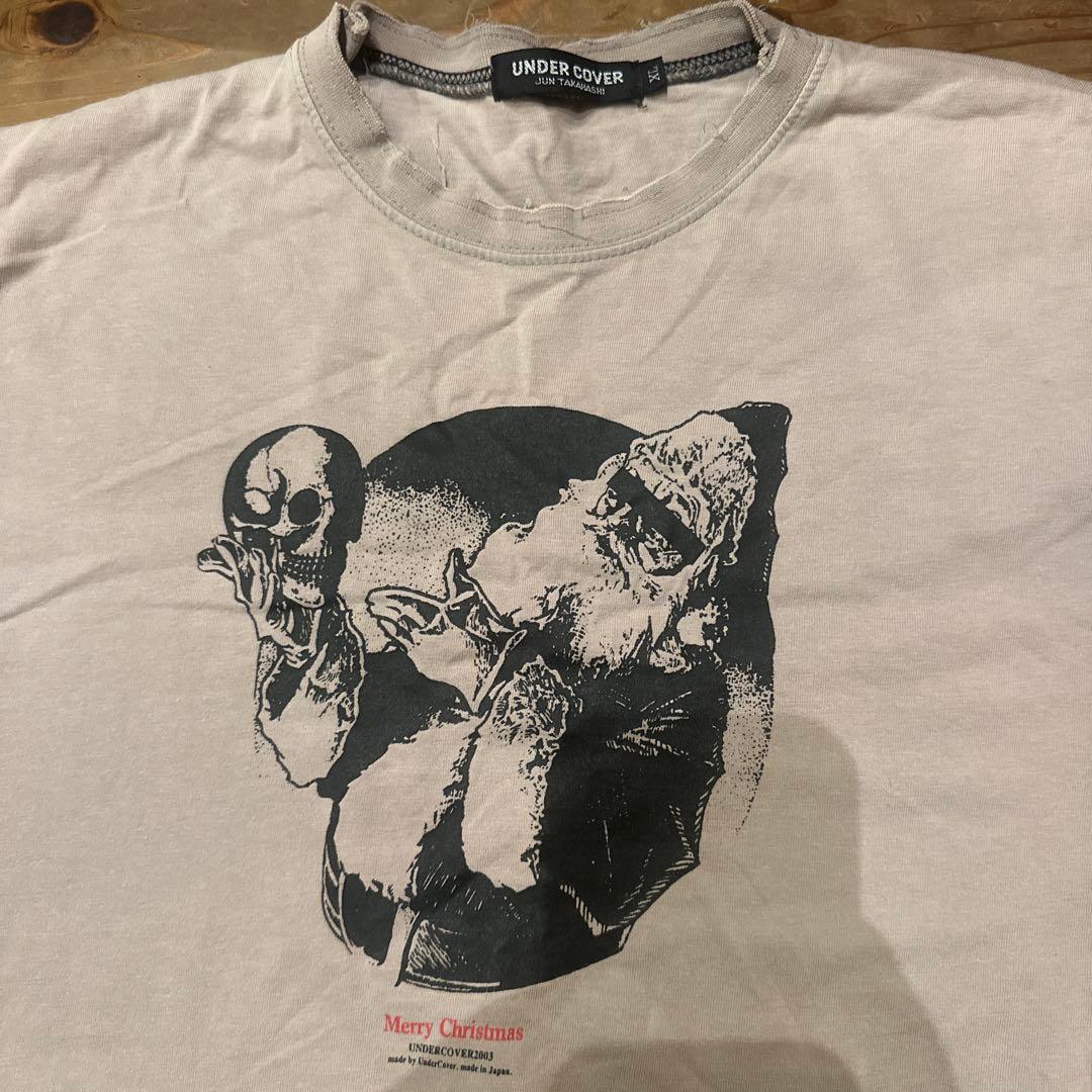 アンダーカバー　スカル　サンタ　ダメージtシャツ 限定