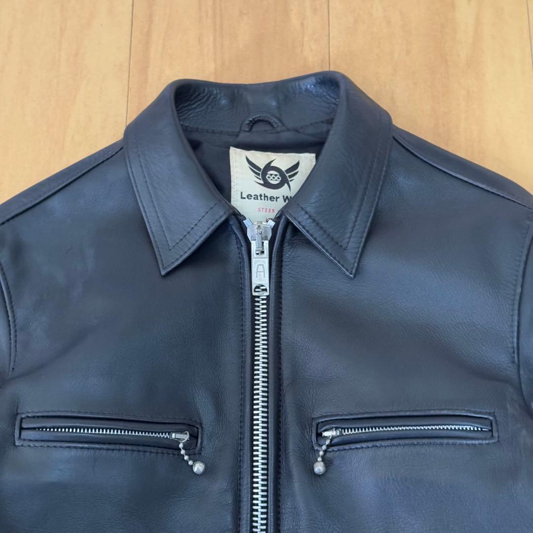 666 英国製 MY WAY MAN シングルライダースジャケット シドジャン