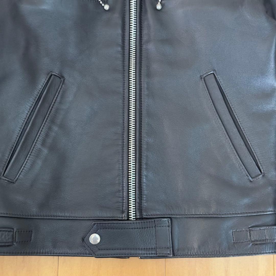 666 英国製 MY WAY MAN シングルライダースジャケット シドジャン