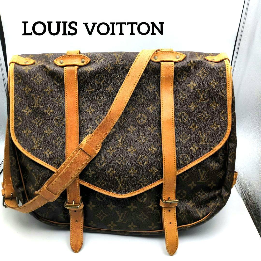 土日限定セール✨ルイ ヴィトン／モノグラム ソミュール43 ショルダーバッグ