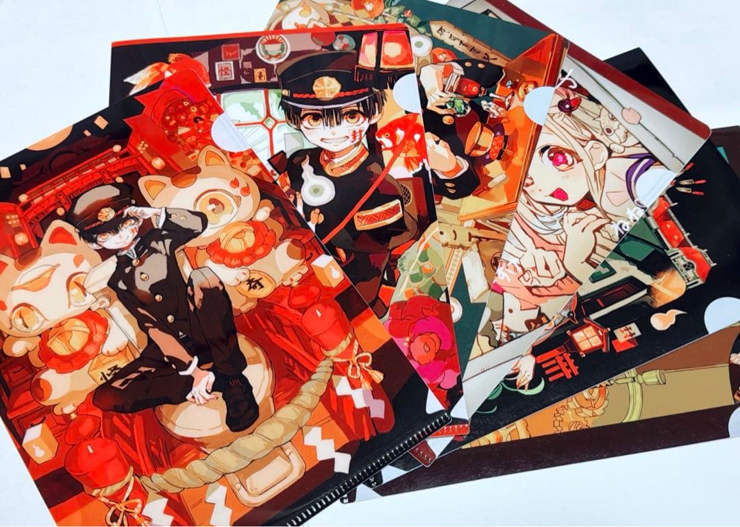 地縛少年花子くん クリアファイル 6点 セット 花子くんカフェ