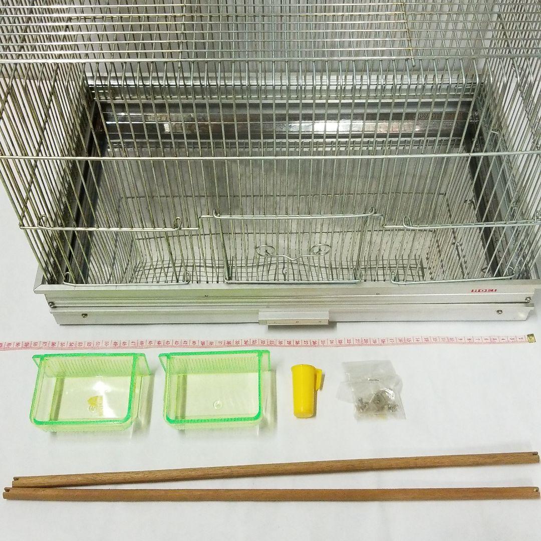 HOEI　未使用鳥かご　ゲージ　ステンレス底　アルミ