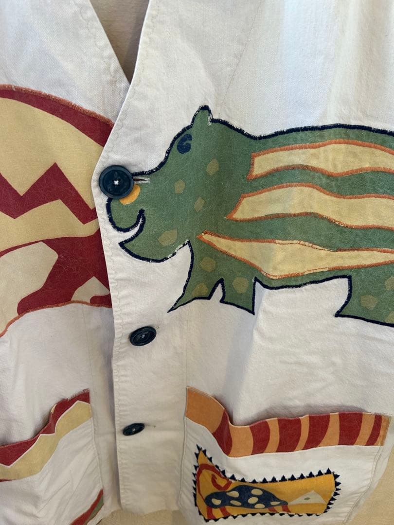 ヴィンテージ パッチワークジャケット military ユーロ story 軍