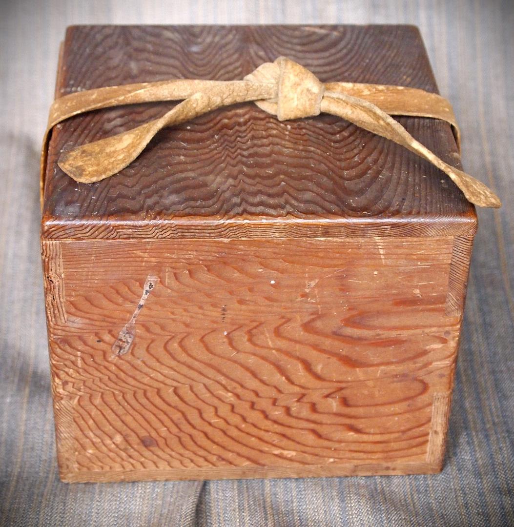 希少作★楽家　九代吉左衞門(了入)★赤楽茶碗★共箱革紐