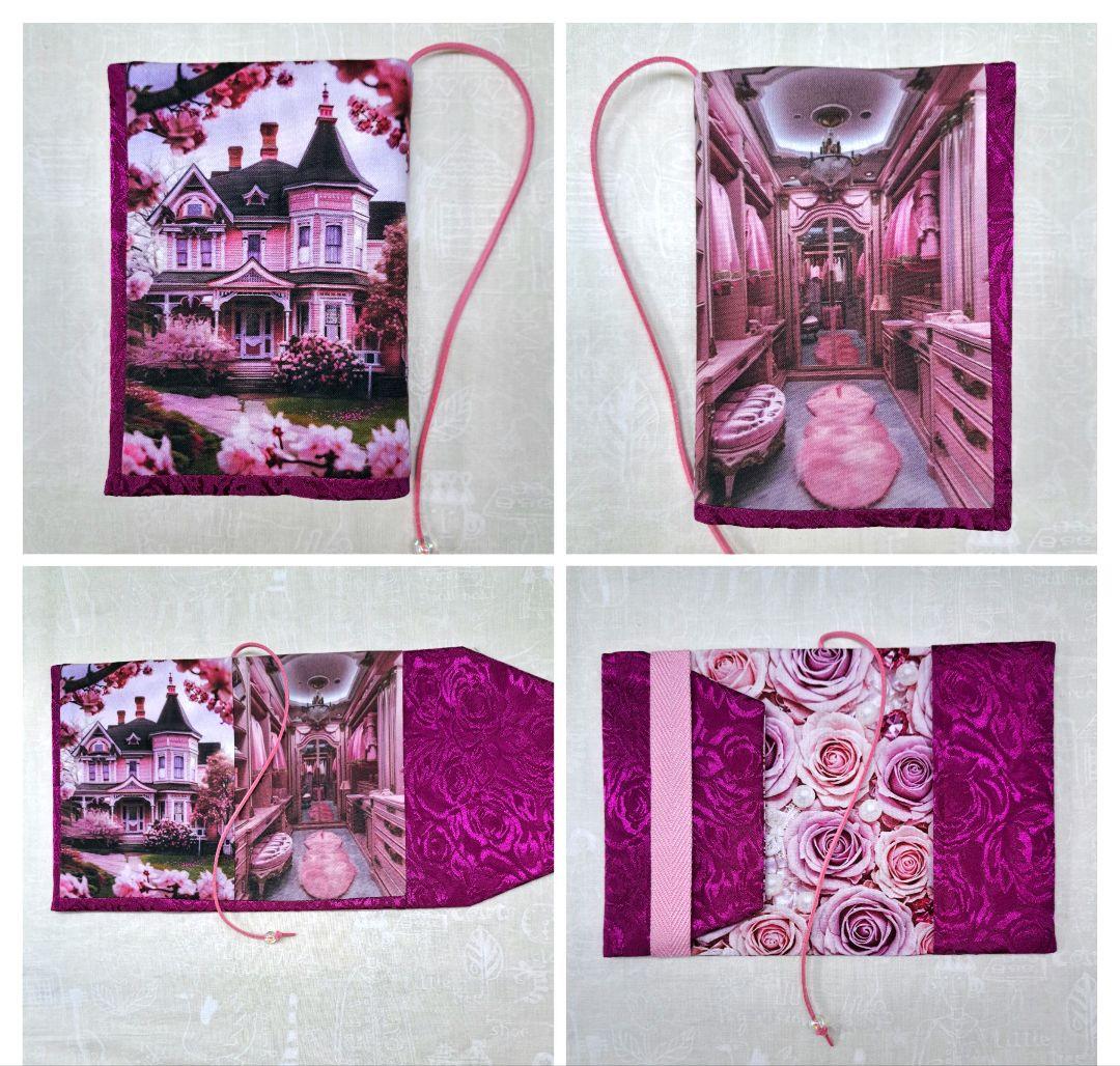 メモリー㉗ブックカバー、ウォールポケット、スマホポーチ