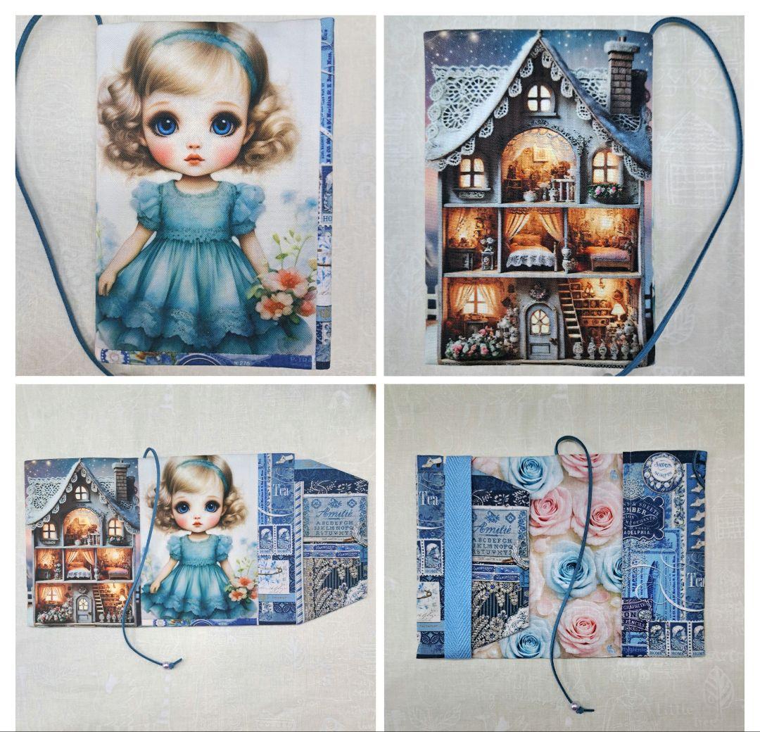 メモリー㉗ブックカバー、ウォールポケット、スマホポーチ