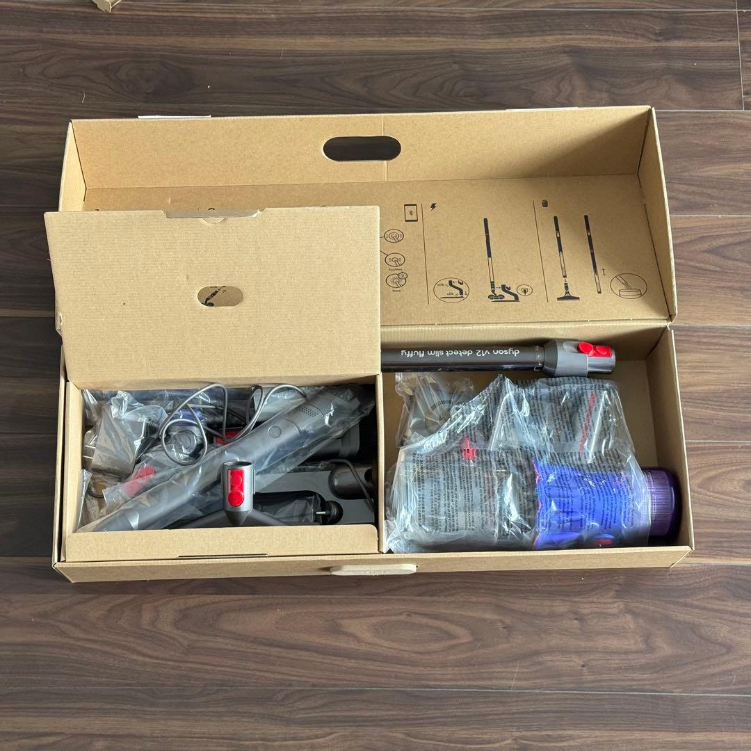 ジャンク品◆DysonV12 Detect Slim Fluffy