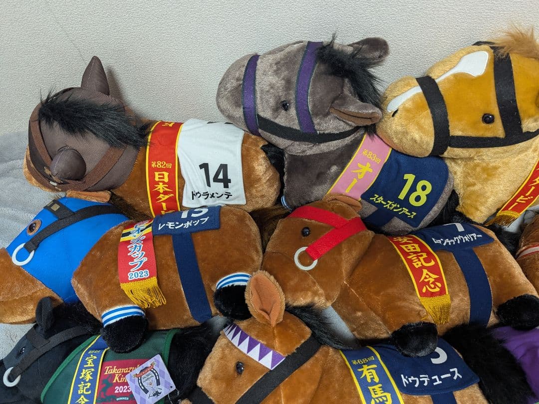 サラブレッドコレクション big ぬいぐるみ マスコット 競馬 ダービーまとめ
