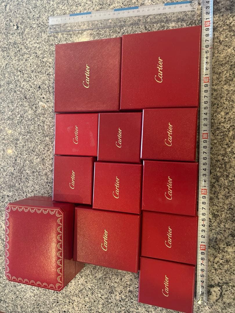 Cartier ジュエリーボックス 12個セット