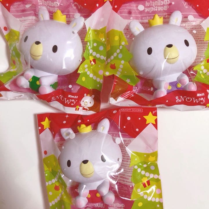 スクイーズ bloom クリスマス スノーウィー セット