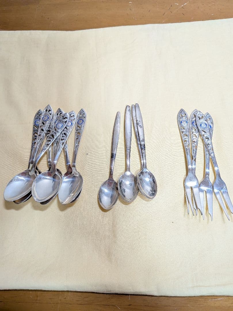 銀製　スプーン　フォーク　まとめて　297g