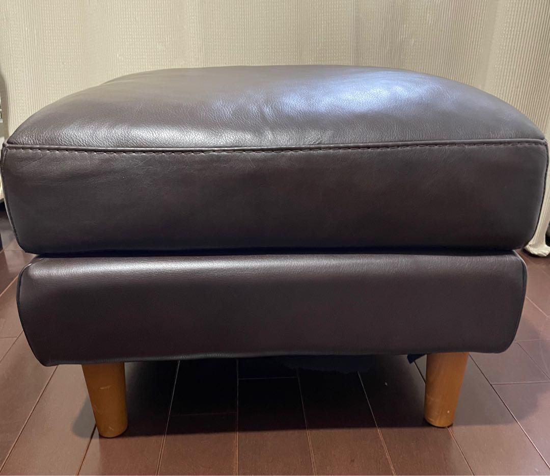 KEYUCA/ケユカ クロノ ソファ オットマン 本革 レザー フェザー