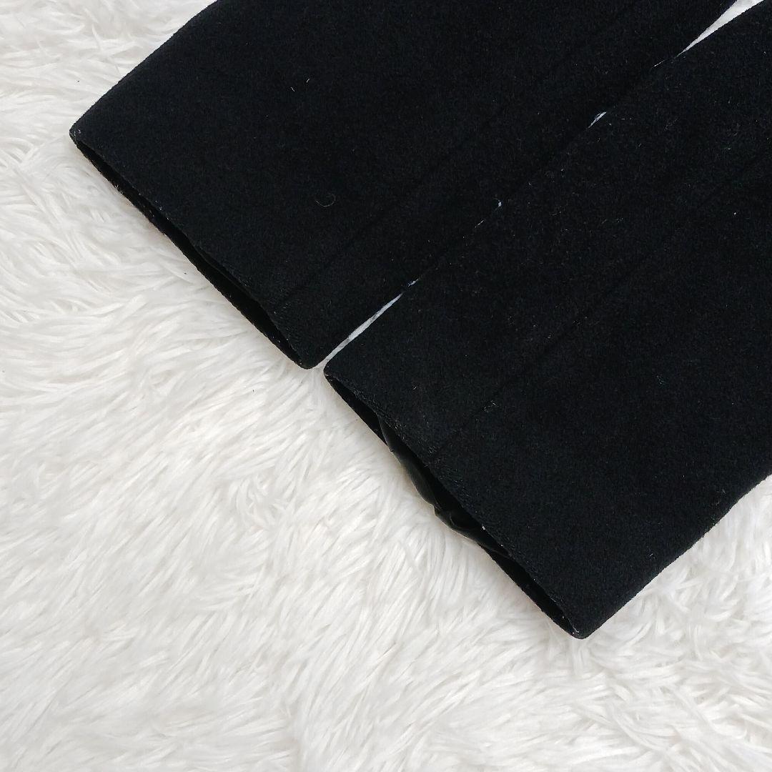 ローレン ラルフローレン ウール チェスターコート ロング 黒 S