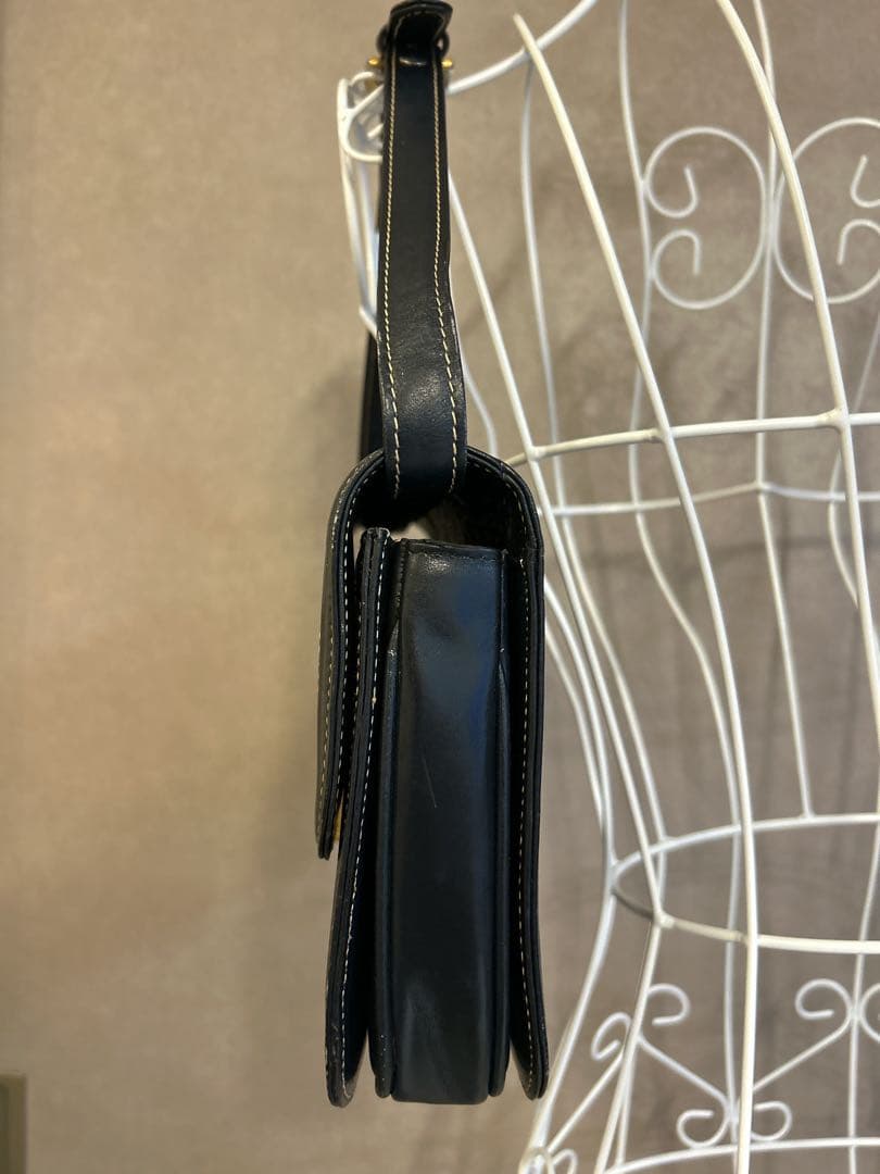 至高の逸品✨CELINE ショルダーバッグ Cマカダム　ゴールド金具 /725