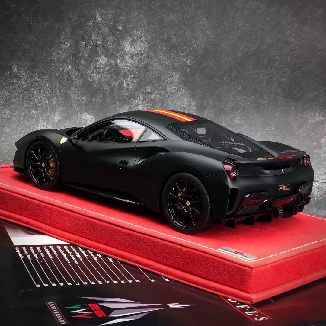 特注モデル MR モデル 1/18 フェラーリ 488 ピスタ ミニカー