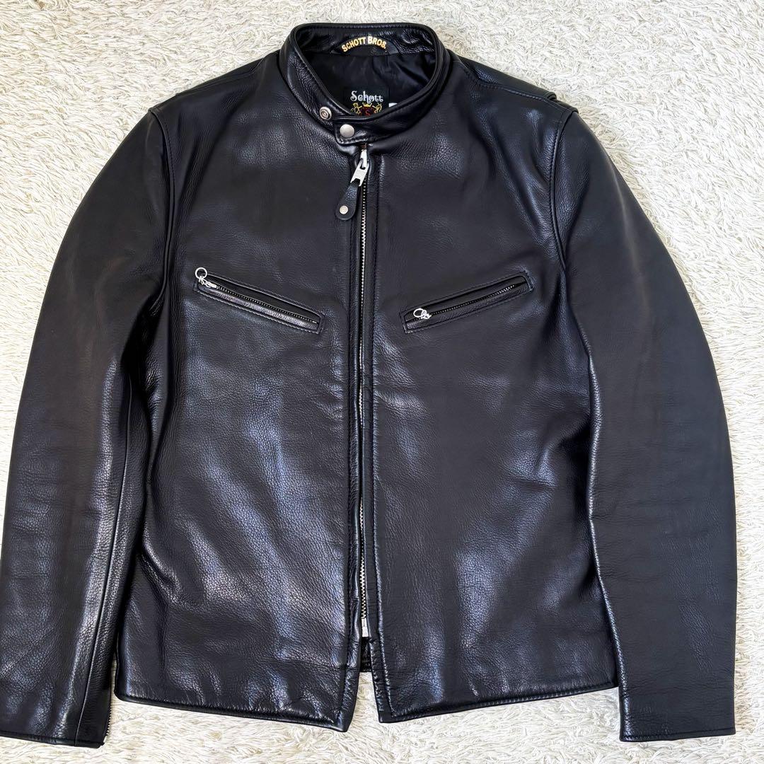 【極美品】ショット シングルライダースジャケット 541XX ブラック 40