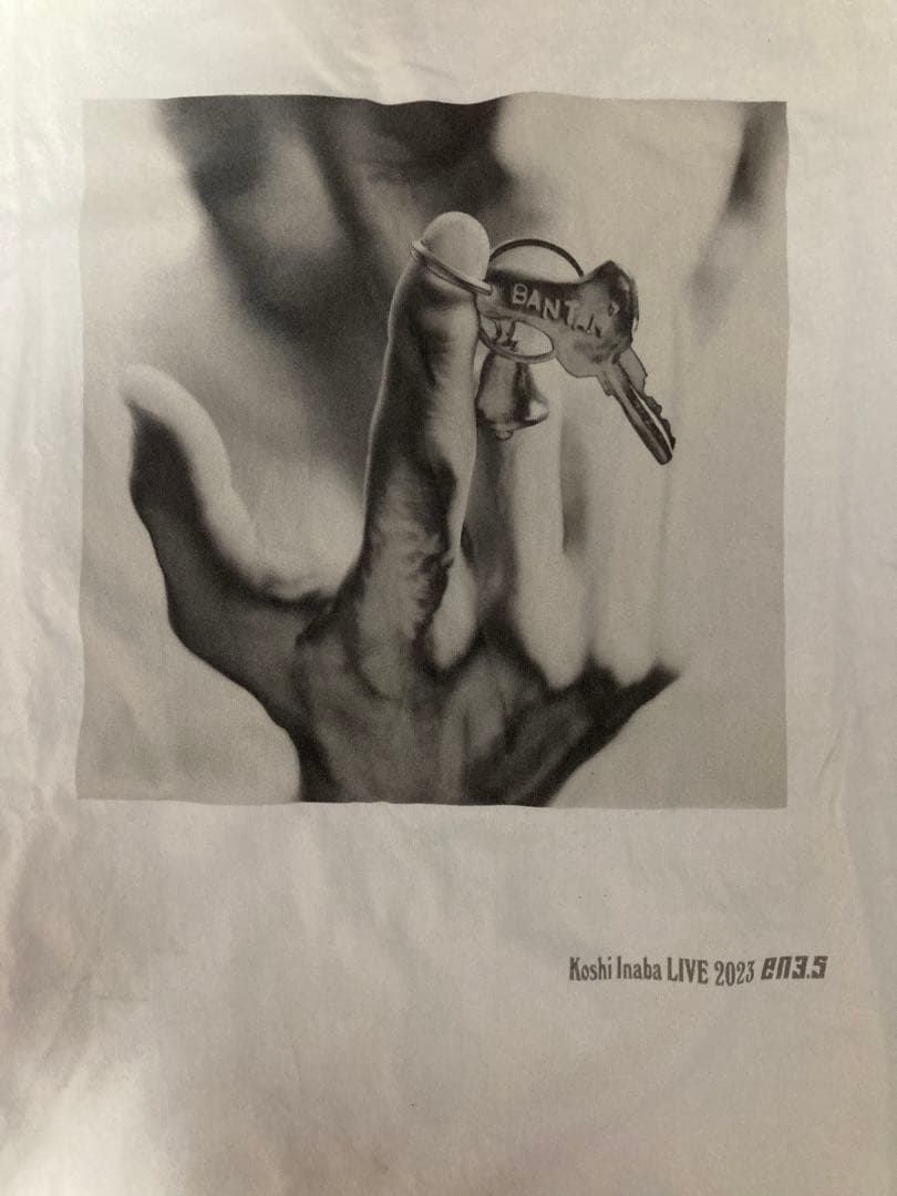 B’z 稲葉浩志 en3.5 ツアーTシャツ 白 2XL 匿名配送