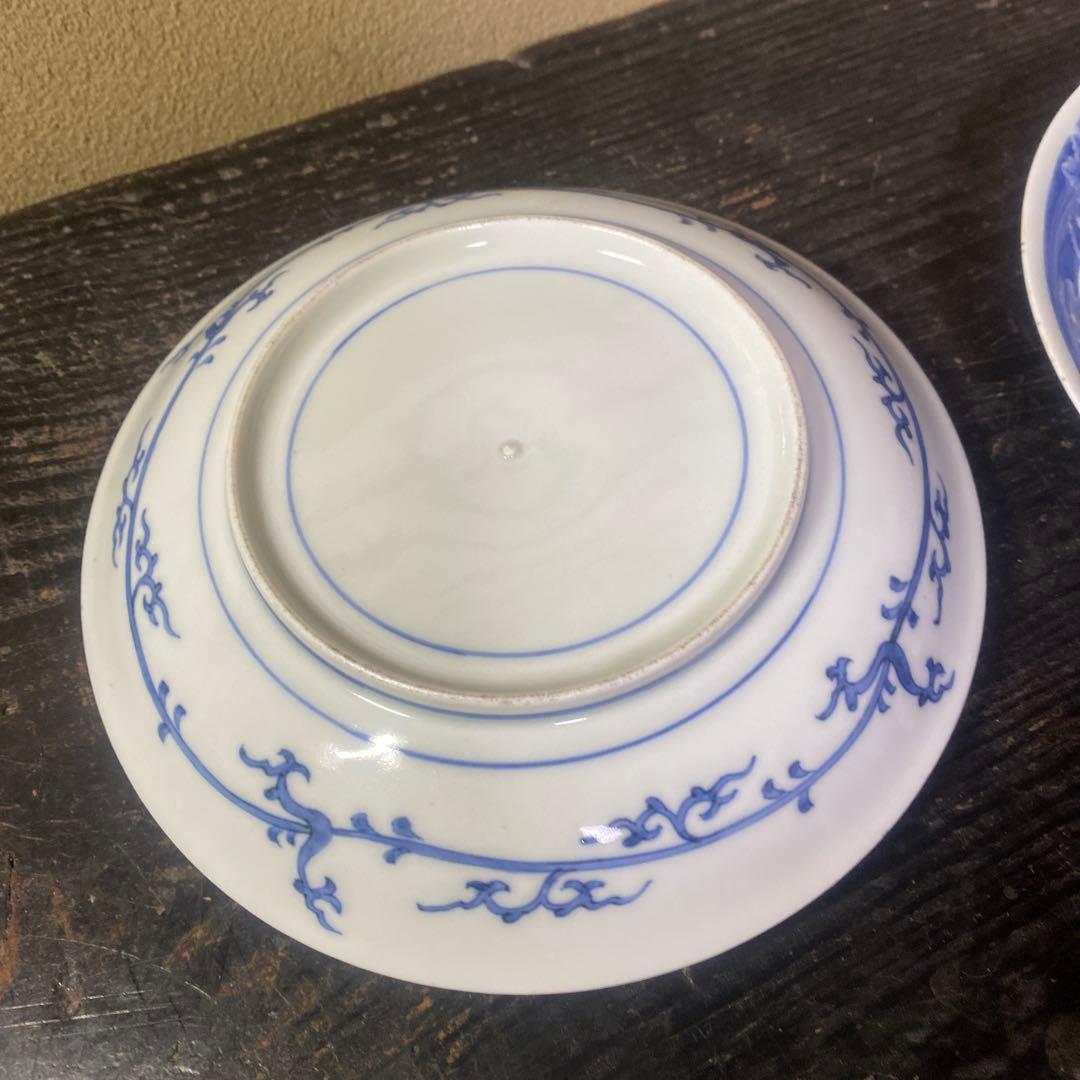 色絵松竹梅6寸皿5枚セット