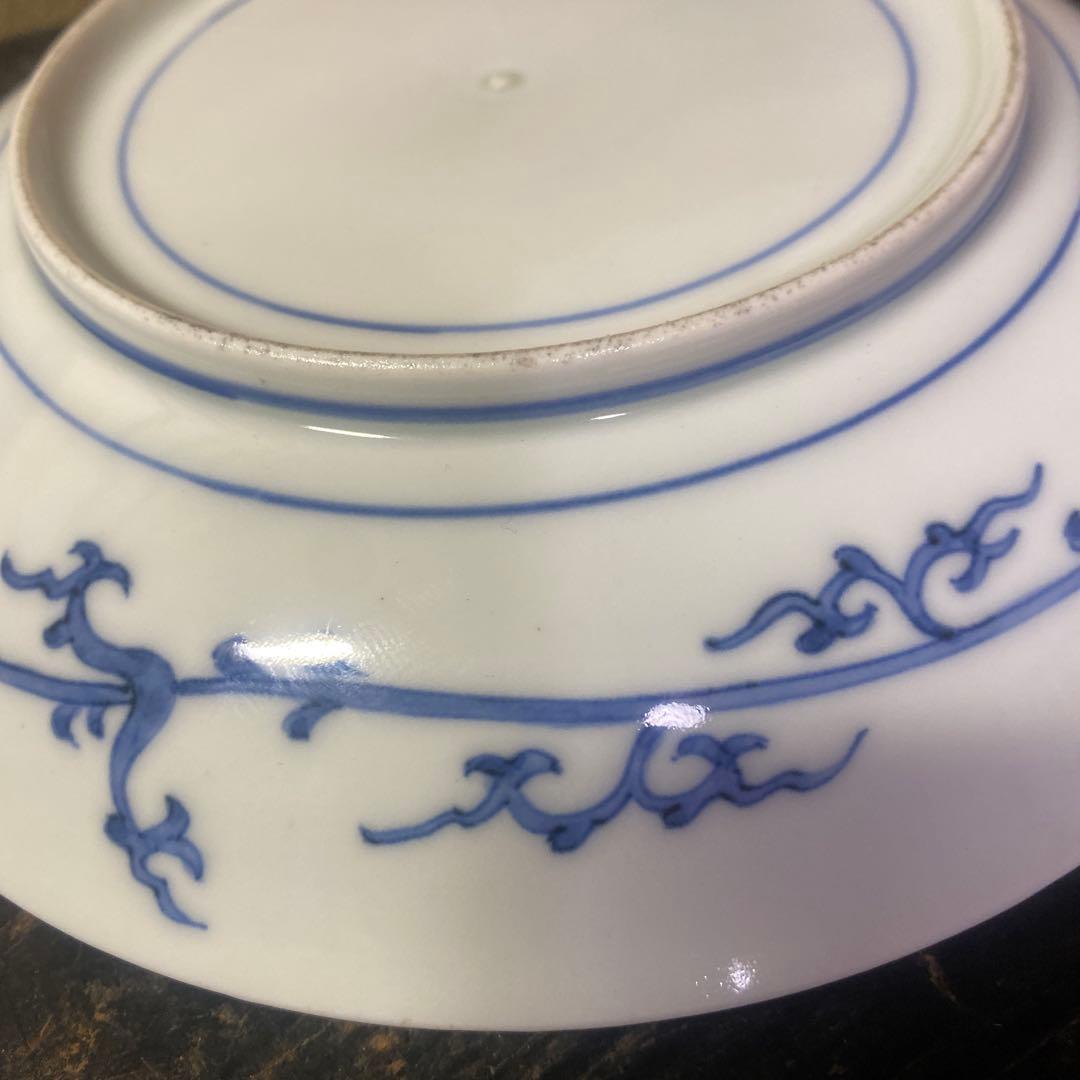 色絵松竹梅6寸皿5枚セット