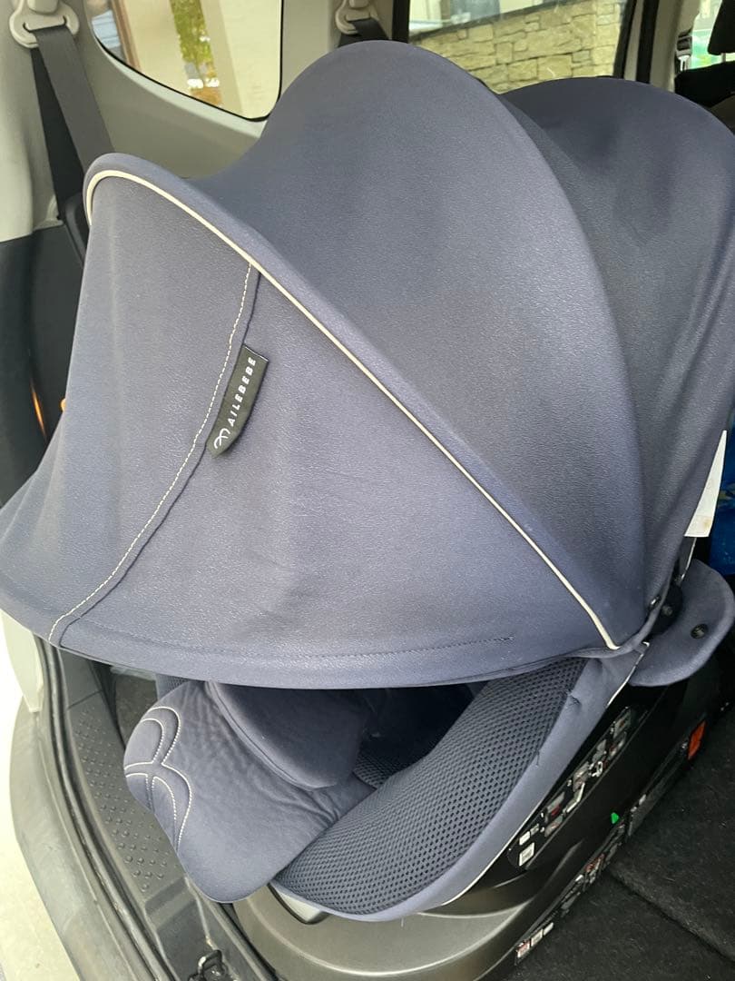 AILEBEBE ベビーシート ネイビー　エールベベ クルット5iグランス