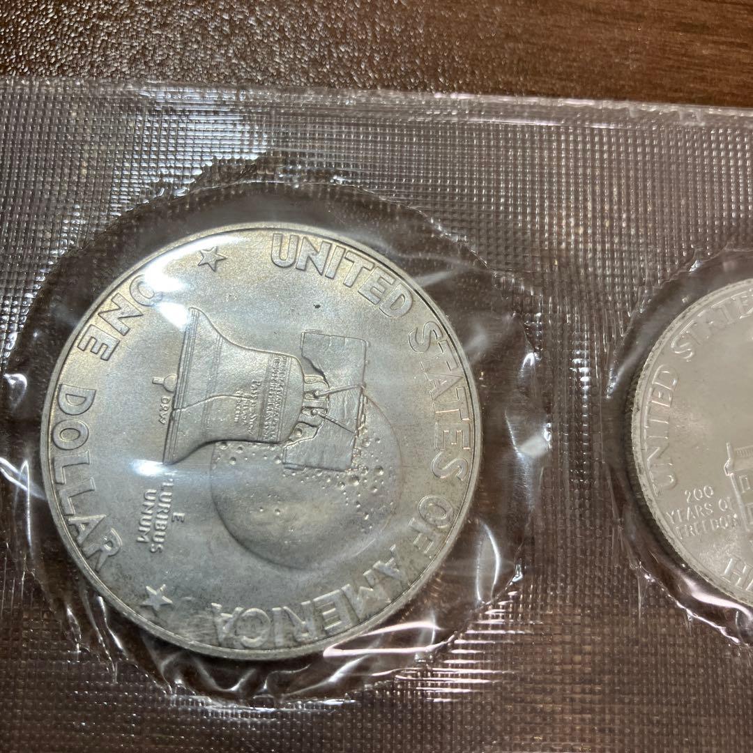 アメリカ　200周年　記念硬貨　銀貨　slv400 貨幣セット　アメリカドル
