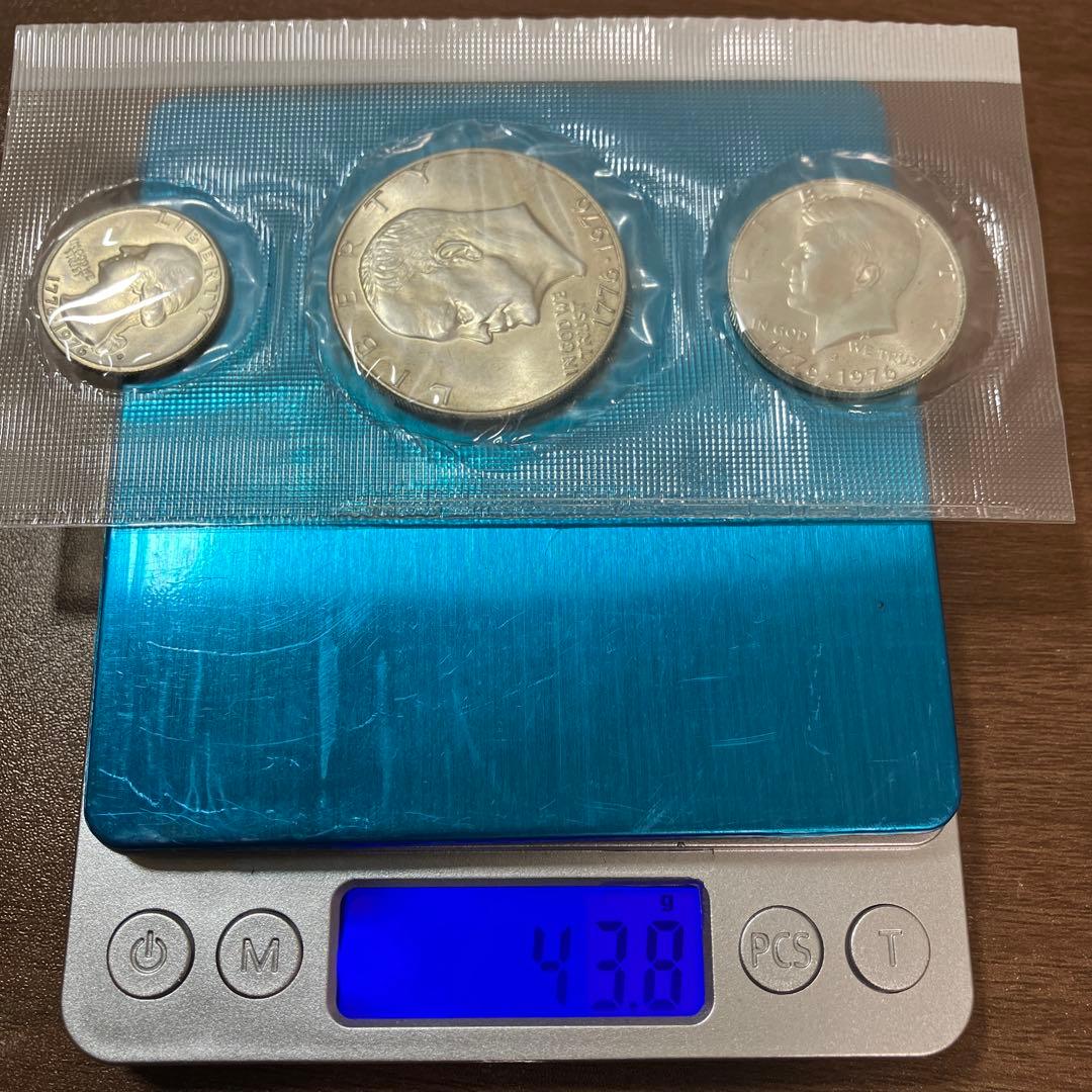 アメリカ　200周年　記念硬貨　銀貨　slv400 貨幣セット　アメリカドル