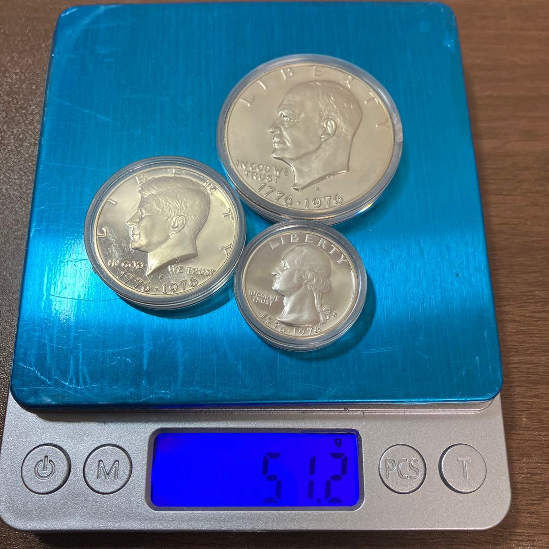 アメリカ　200周年　記念硬貨　銀貨　slv400 貨幣セット　アメリカドル