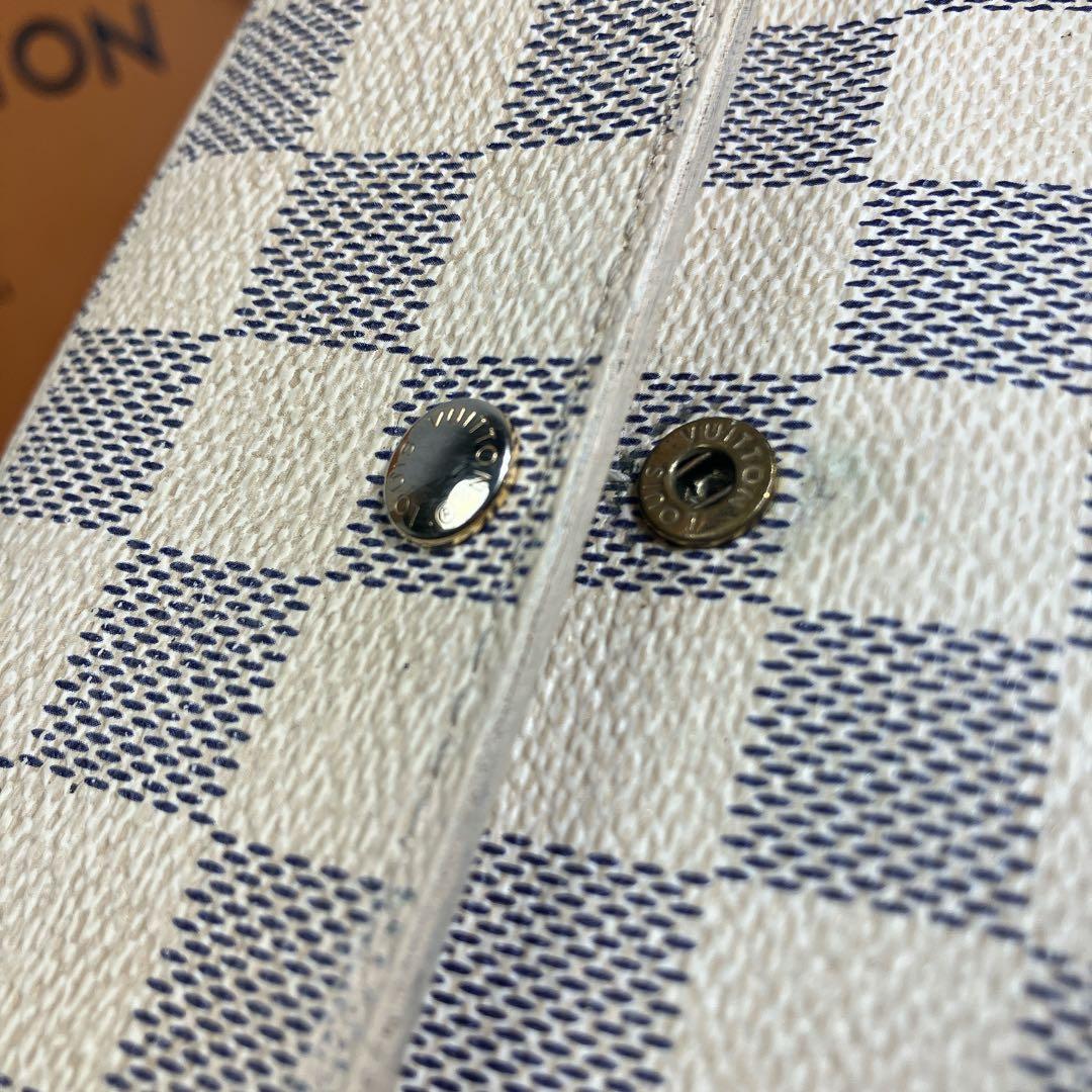 美品 ルイヴィトン ダミエアズール ポルトフォイユ サラ レディース 長財布