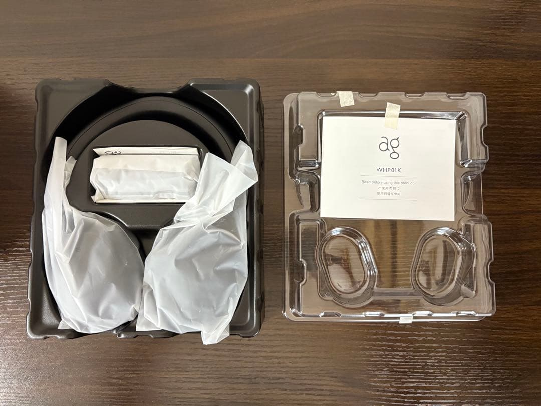 ag WHP01K ブラック ワイヤレスヘッドホン