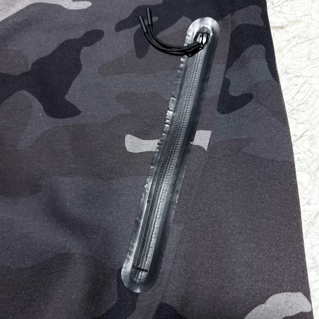 エフシーリアルブリストル SOPH ジップアップパーカー カモフラブラック　S