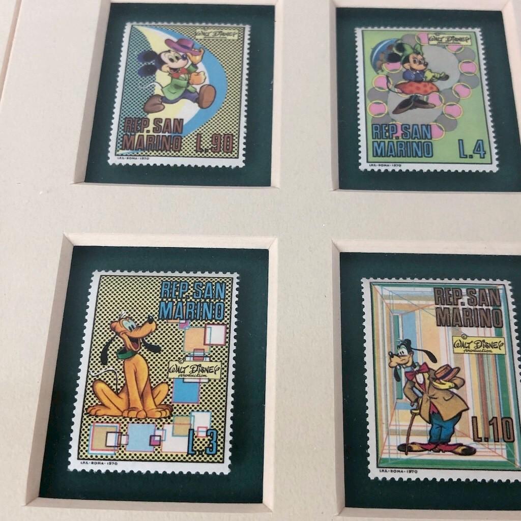 ディズニー切手アート 額装コレクション STAMP ART GALLERY