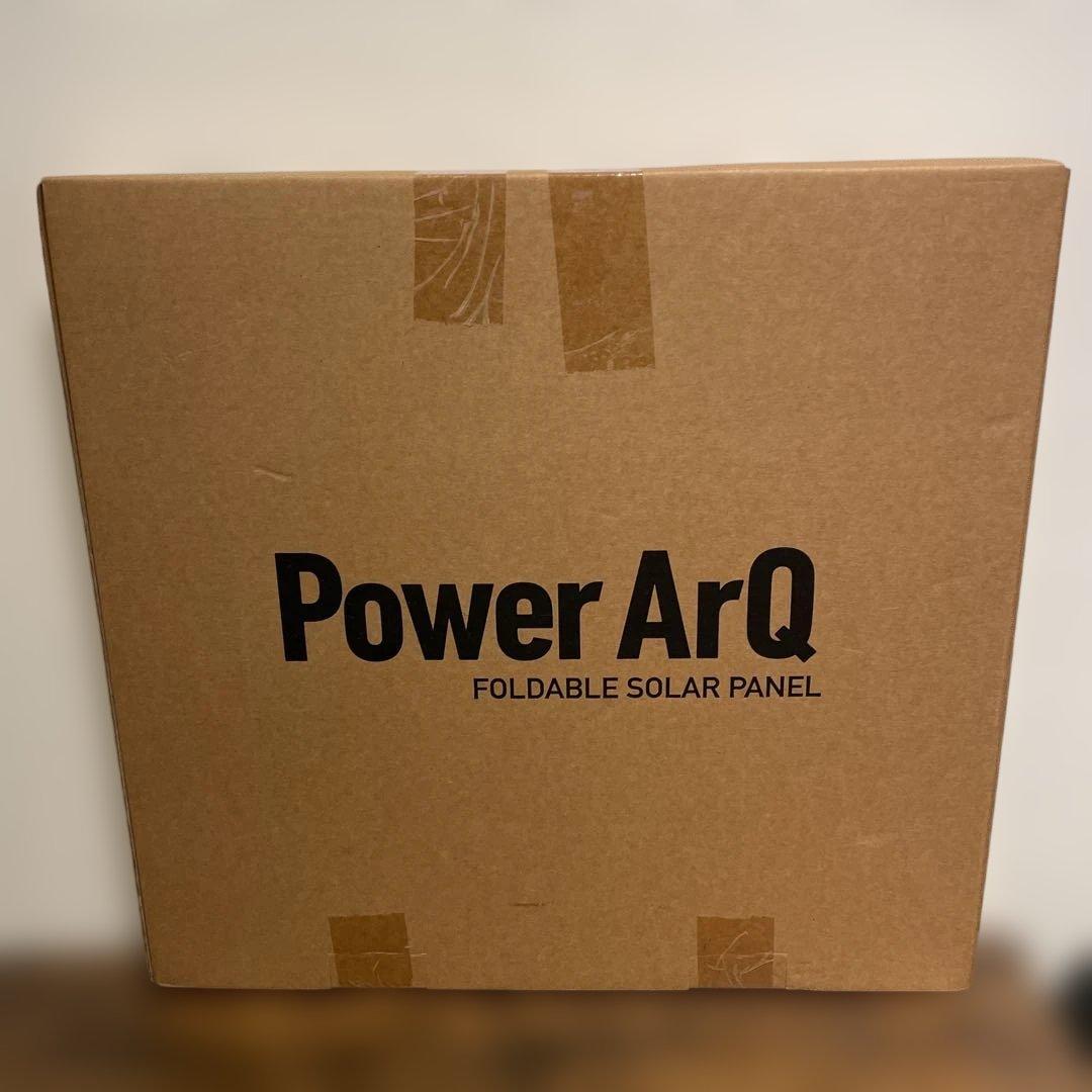 新品未開封: Power ArQ 300W ポータブル電源、ソーラーパネル付き