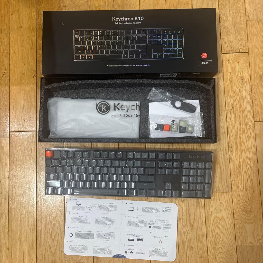 【美品】Keychron K10(K10-A3-US)(US配列/茶軸)