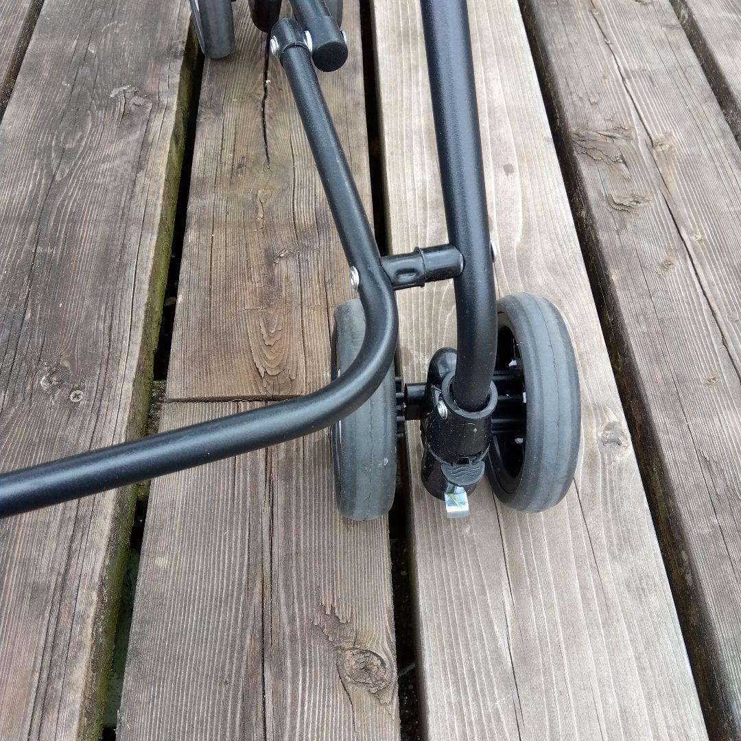 ペットカート 二段式 オリーブグリーン