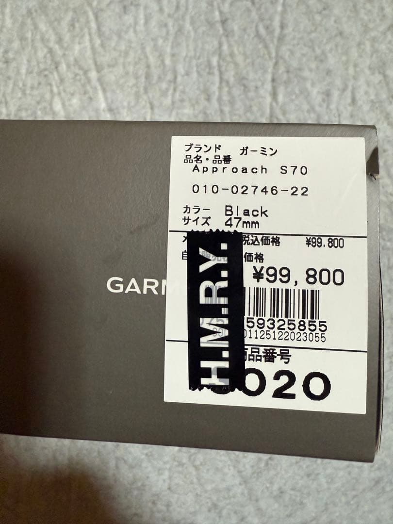 GARMIN APPROACH S70 47mm GPSゴルフウォッチ