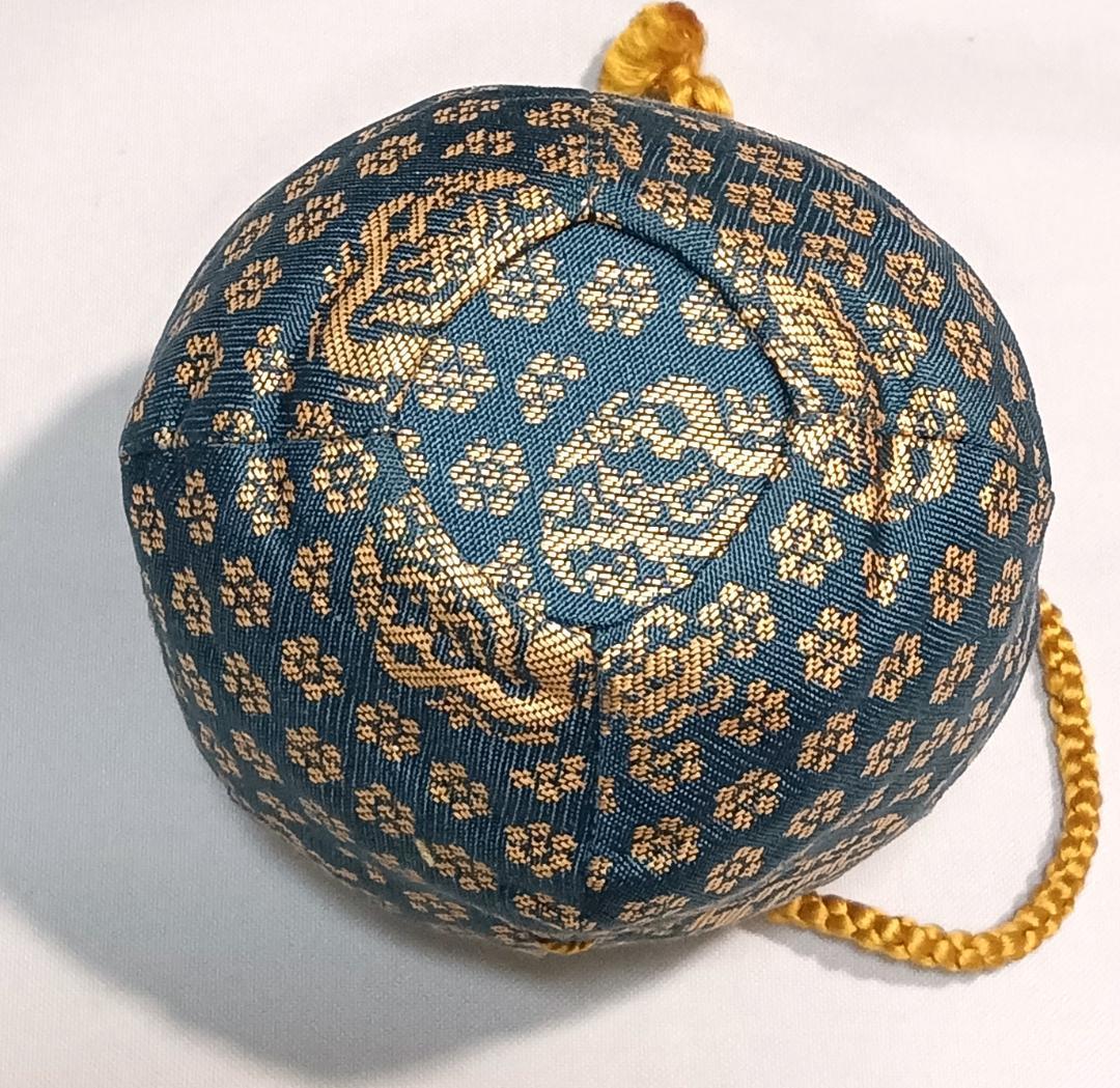 茶道具　中興名物茶入　美濃光寿作　中興名物相坂丸壺茶入　相坂金襴仕覆付　美品！！