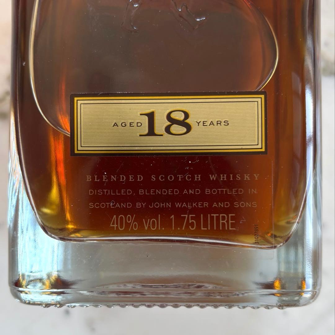 ジョニーウォーカー ウィスキー スコッチ ゴールドラベル 18年40度1.75L