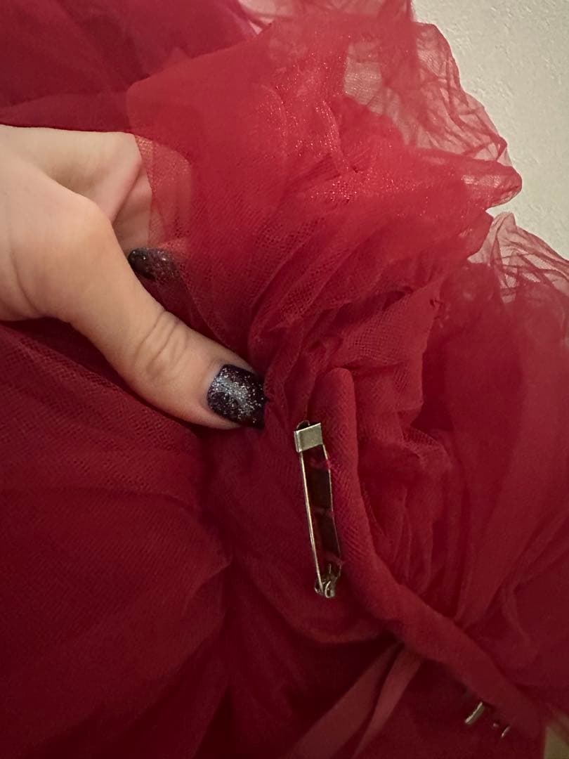 YNS カラードレス　赤