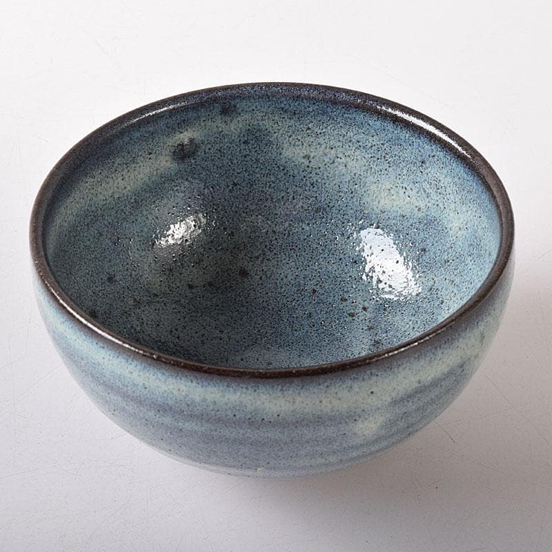 茶道具　小代焼　ふもと窯　井上泰秋作　茶碗　共箱　V　8242