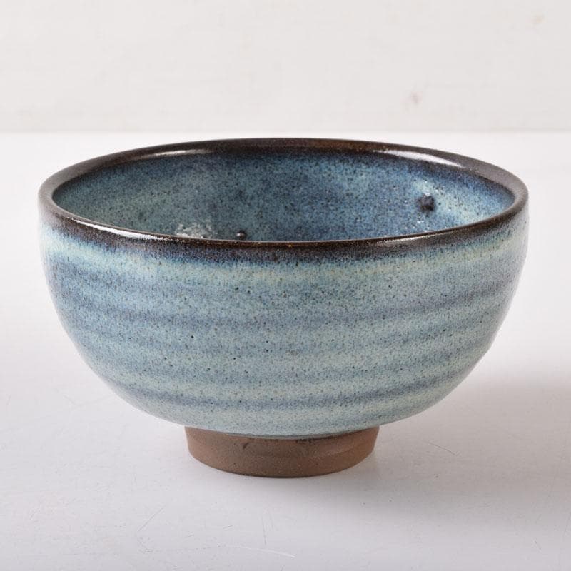 茶道具　小代焼　ふもと窯　井上泰秋作　茶碗　共箱　V　8242