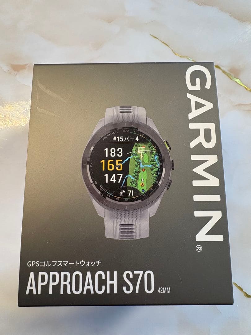 Garmin Approach S70 42mm グレー　ガーミンアプローチ