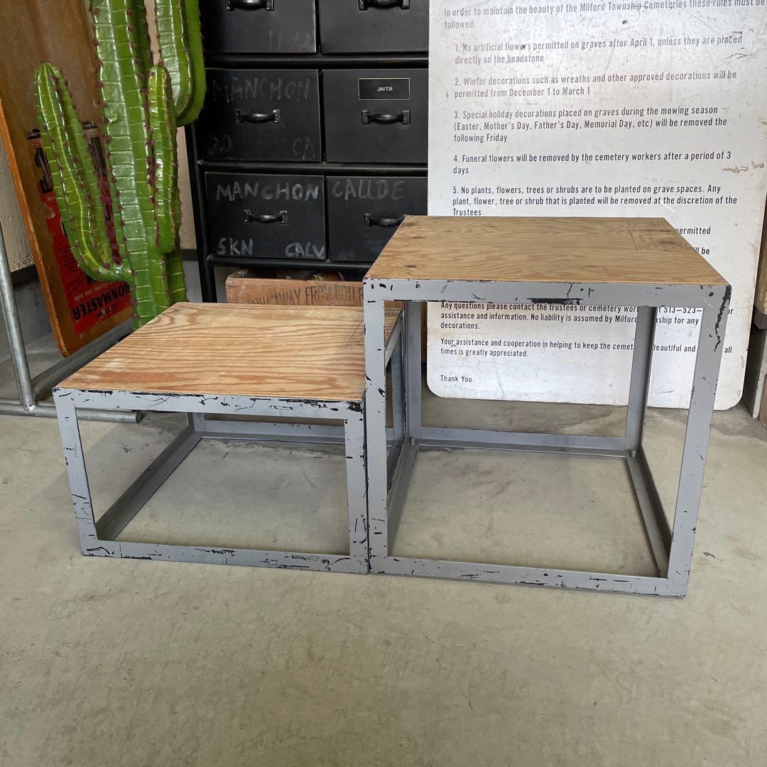 【BECK 様まとめ品③④】インダストリアル アイアンウッド マルチスタンド