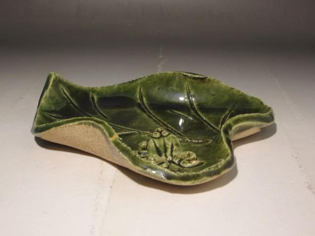 北大路魯山人　蛙　向付　趣のある景色 s366