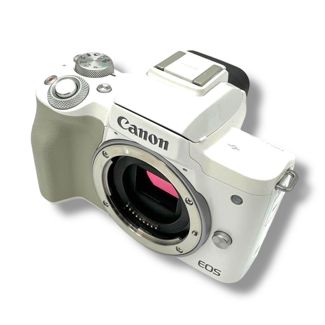 ❁動作良好！高性能コンパクトミラーレス❁スマホ転送OK❁キャノン Kiss M