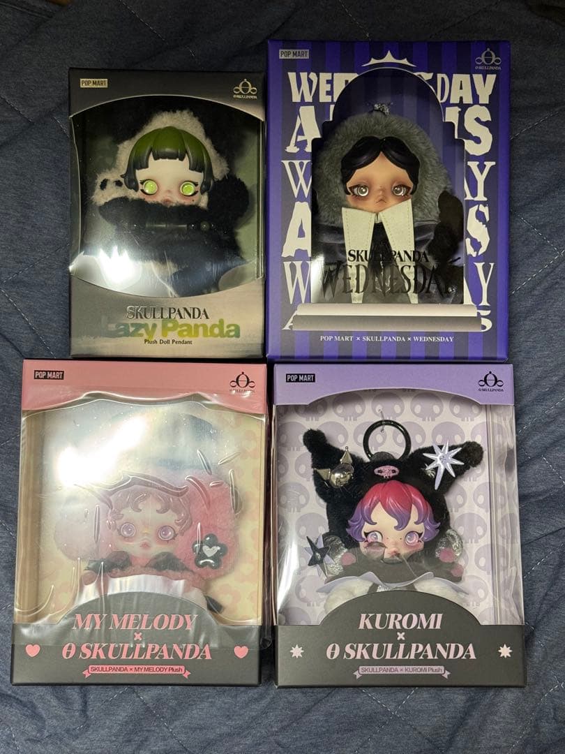 POPMART スカルパンダ　サンリオ/ウェンズデー　コラボ他4BOX