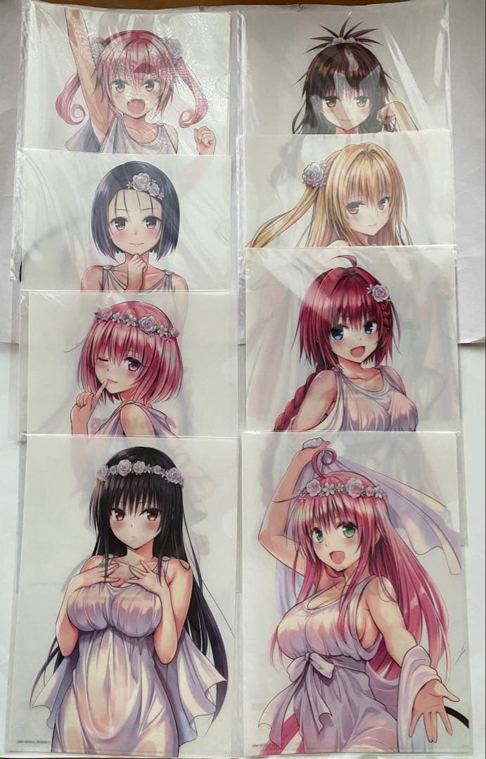 TO LOVEる　15周年記念原画展　凱旋A4クリアファイル　8種類